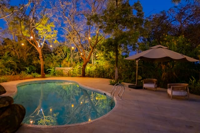 Tapovana Avani | Pet-Friendly 2-BHK Villa with Garden, Shared Pool, Gazebo & Firepit Lounge on 1-Acre of Serene Land, 3