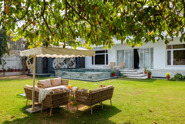 Kuber Vatika | 6-BHK Pet-friendly Villa with Private Pool and Garden Sit Out Area, 4