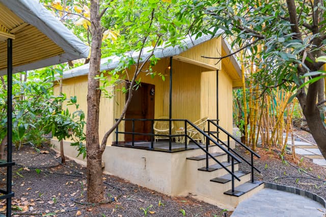 Timber Standard Suite | Pet-friendly Bamboo Cottage with Pvt Sit-Out Area & Shared Dining, 2