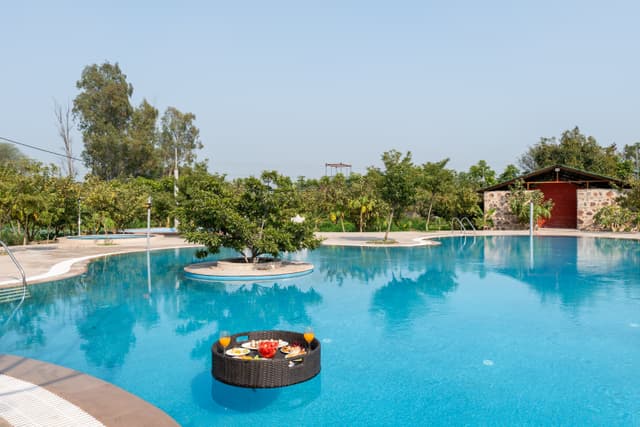 Aanandam Villas and Resort | Pet-friendly Super Deluxe Room With Shared Pool, Restro & Garden, 3