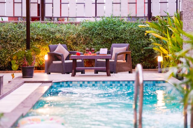 Aamy Villa | Charming Pet-friendly 3-BHK Villa With Private Pool, Garden & Balconies , 4