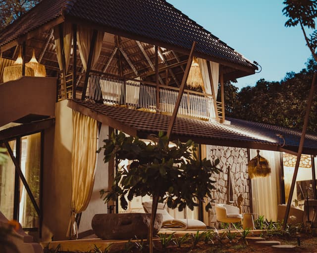 Bali Bay | 2 Balinese-Inspired 2-BHK Villas & 2 Boho Tents with a Shared Pool, Jacuzzi, Bar Lounge & Cabanas, 3