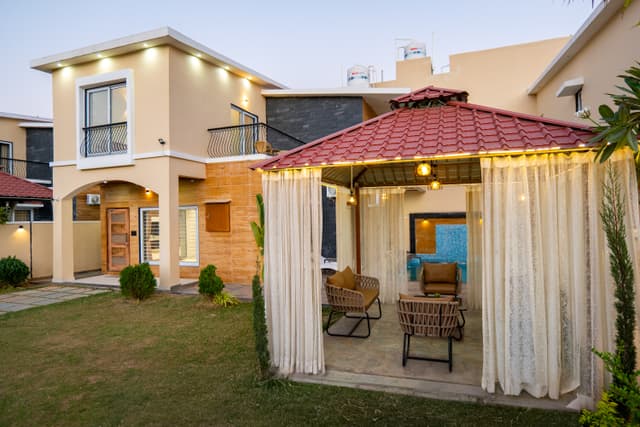Palazao | Country-Style 3-BHK Villa with Private pool, Gazebo and Landscaped Garden, 3
