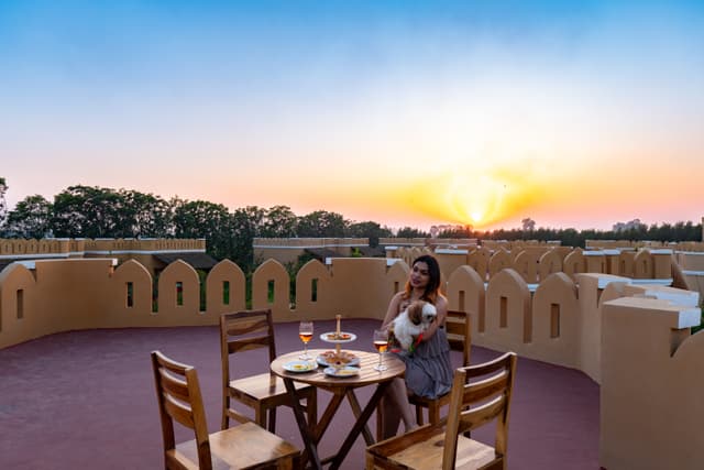 Aanandam Villas and Resort | Pet-friendly Cottage With Shared Pool, Patio, Restaurant & Garden, 3