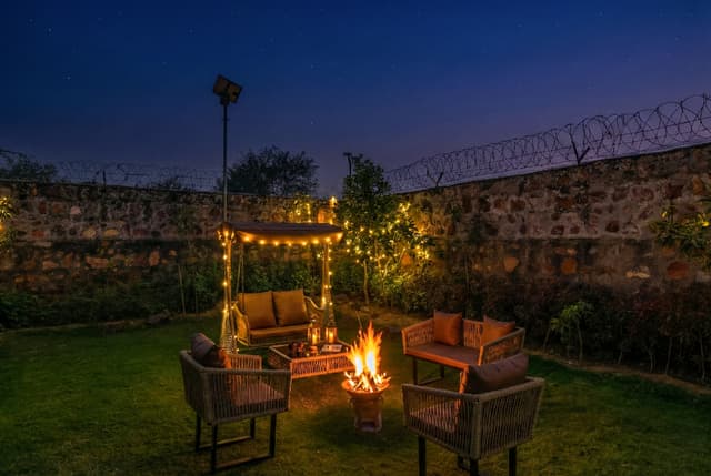 Prassanam Vatika | 2-BHK Hillside Villa with Private Pool & Expansive 1-Acre Garden, 3