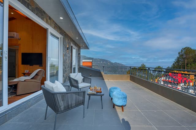 Bask and Blessings Mist | Pet-Friendly Suite With Private Scenic Balcony, Shared Jacuzzi, Spa, Garden & Gazebo, 3