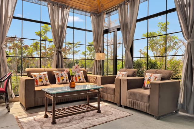 Navkar Villa | 2-BHK Villa with Private Indoor Pool, Steam Room, Landscaped Lawns & Garden Pergola, 3