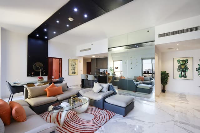 Upgraded 1B with Beach Access and Ain Dubai Views, 2