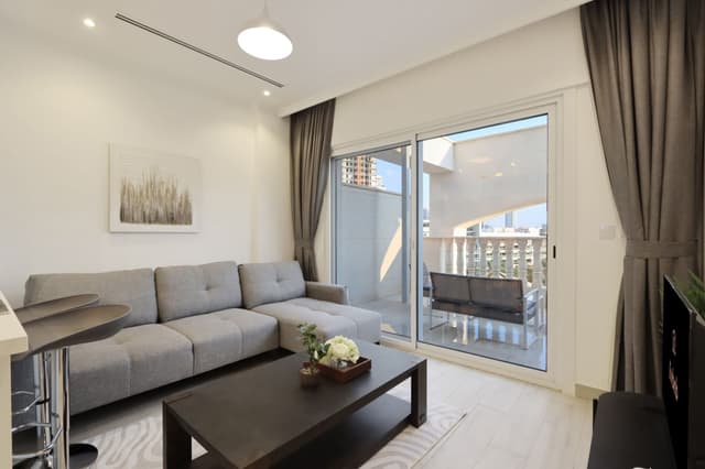 Modern 1BR Oasis with Stunning Terrace, JVC, 2