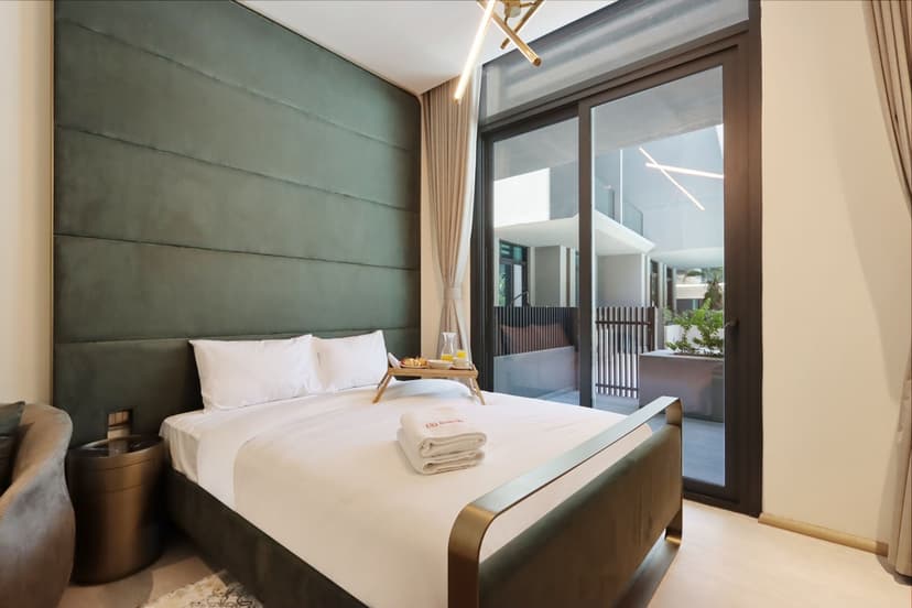 Serene Studio with Private Terrace in JVC
