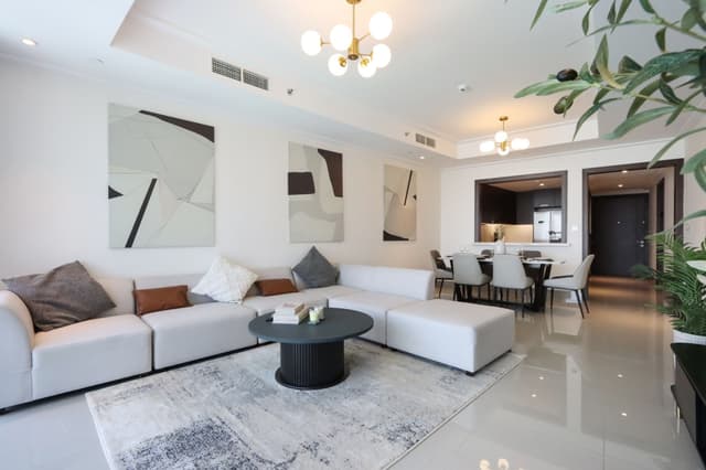 2BR with Iconic Burj and Dubai Fountain Views, 2