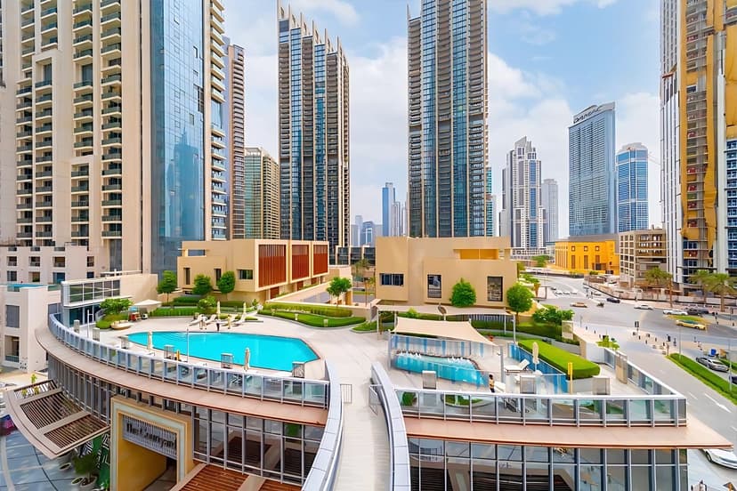 2BR with Iconic Burj and Dubai Fountain Views