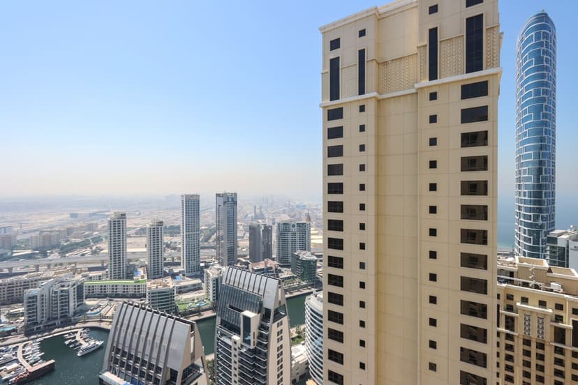 2B in Shams Walk to Beach with Marina View