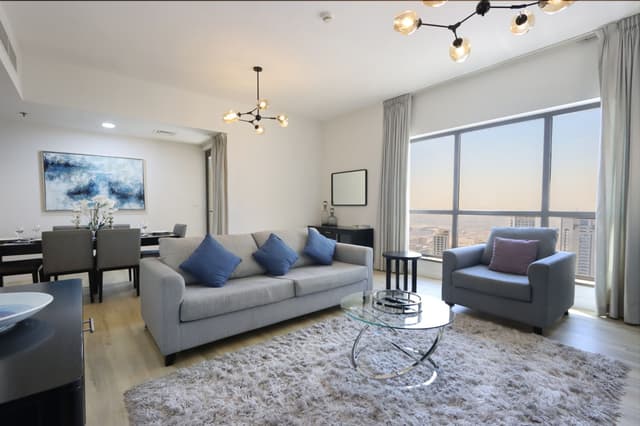 2B in Shams Walk to Beach with Marina View, 2
