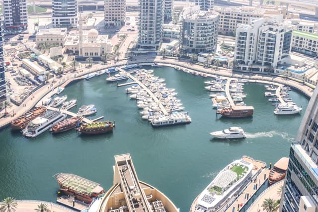 2B in Shams Walk to Beach with Marina View, 3