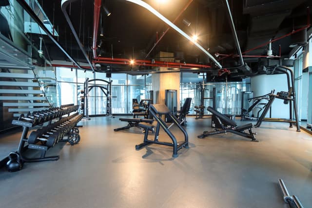Chic 1B by Dubai Canal | Marasi Drive with Pool, Gym, 5