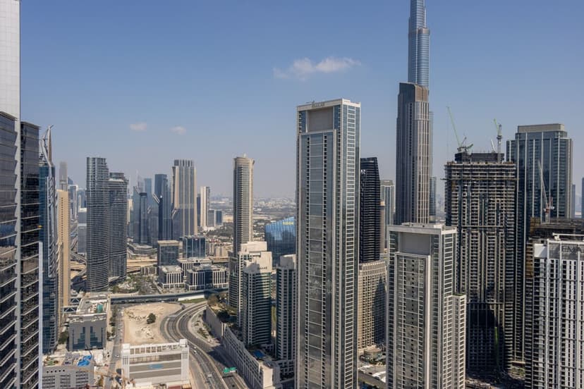 High-Floor 2BR | Skyline, Sea & Burj Khalifa View
