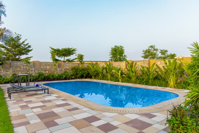 Chez Nandani | 5 BHK Mediterranean-Style Farm House With Private Outdoor Heated Pool, Theater, Bar And Garden Area, 3