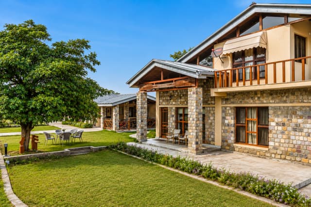Dhela Jungle Retreat Cobblestone | Pet- Friendly Duplex 2-BHK in a Mini Resort with Shared Pool Near Jhirna Safari Zone, 2