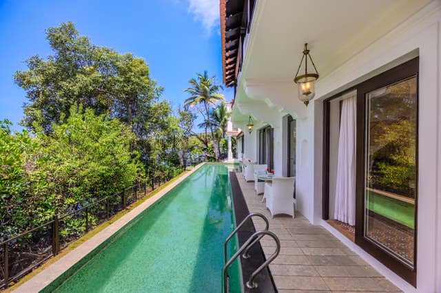 Villa Seine | Indo-Portuguese 3-BHK villa with Private pool Near Candolim Beach & Coconut Tree Road Marra, 4
