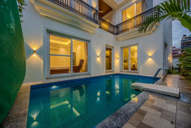 Mistwood Villa | Serene 4 BHK Retreat with Private Pool, Terrace Lounge, Elegant Living Spaces & Outdoor Seating, 3
