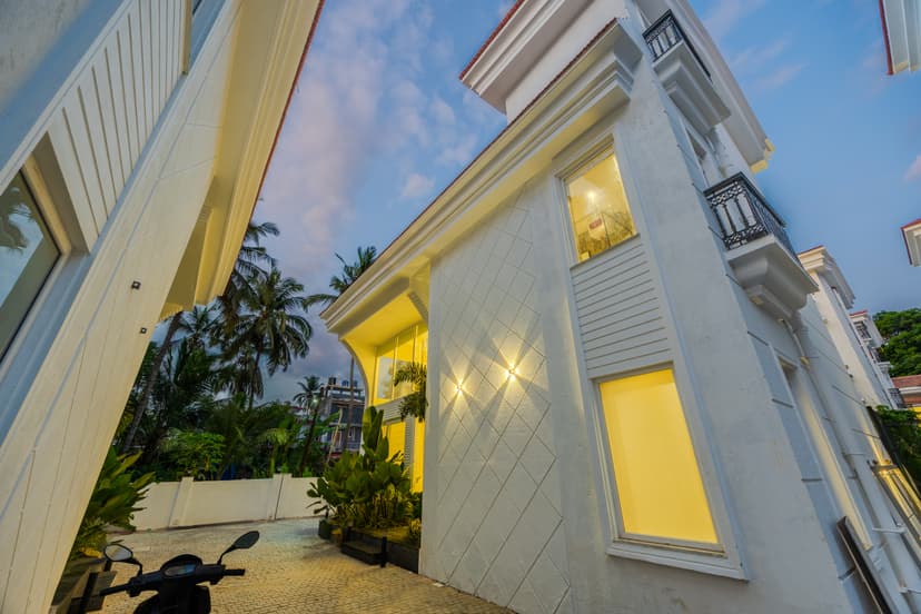 Mistwood Villa | Serene 4 BHK Retreat with Private Pool, Terrace Lounge, Elegant Living Spaces & Outdoor Seating