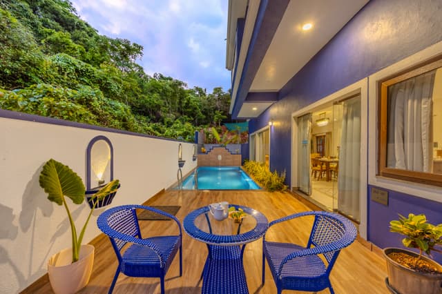 Casa Vilson |  3-BHK Villa With Private Pool, Indoor Bar, Bathtub and Courtyard , 4