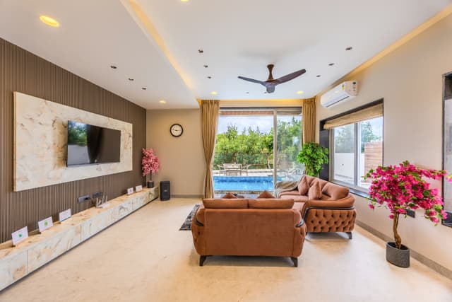 SK Villa | 4-BHK Retreat with Private Pool, Sit-Out & 360° Panoramic Views, Near Korigad Fort, 3
