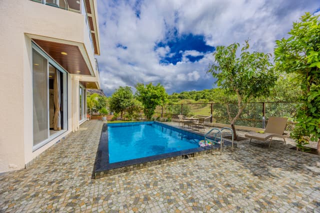 SK Villa | 4-BHK Retreat with Private Pool, Sit-Out & 360° Panoramic Views, Near Korigad Fort, 5