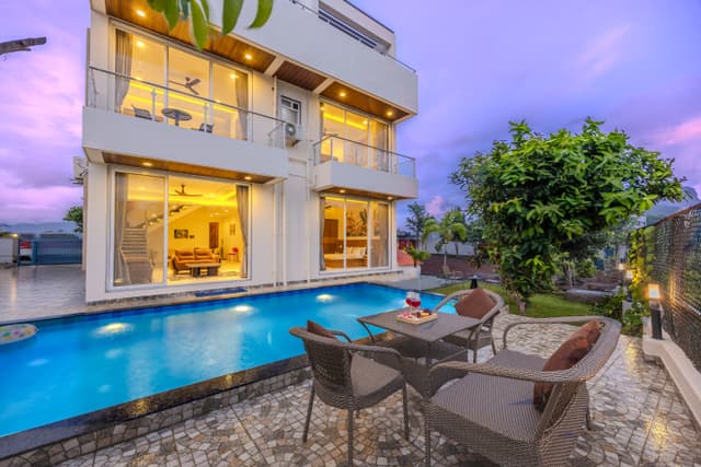 RK Villa | 4-BHK Hideaway with Private Pool, Sit-Out & 360° Panoramic Views, Close to Korigad Fort, 3