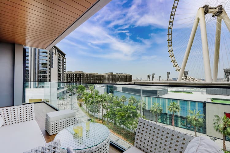2BR Suite In Bluewaters with Ain Dubai View