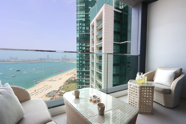3BR at Address JBR with Sea & Ain Dubai Views, 3