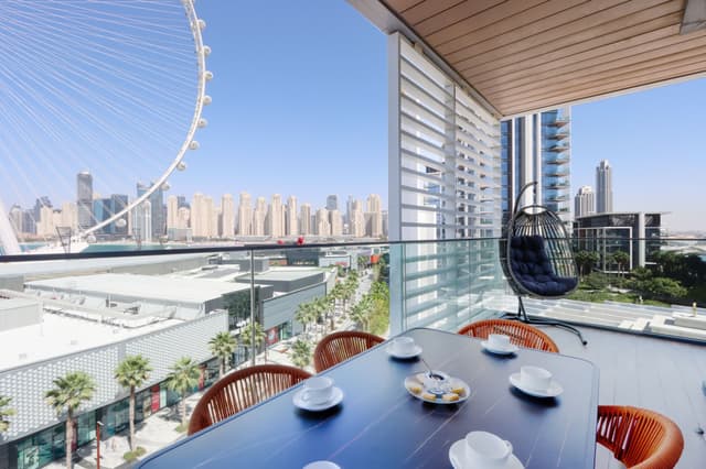 Alluring 3BR+1 with Sea & Ain Dubai View, 4