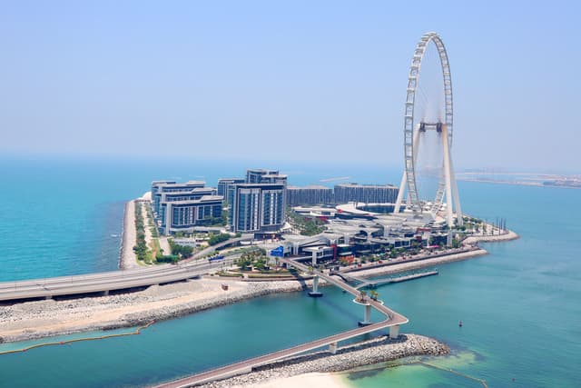 Bluewaters 3BR + Maids, with Sea View, 5