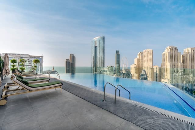 Studio in Dubai Marina with Scenic Views, 3