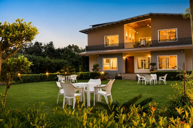 Puvalgarh Farms| British Style 4-BHK Villa with Pool, Patio, 2