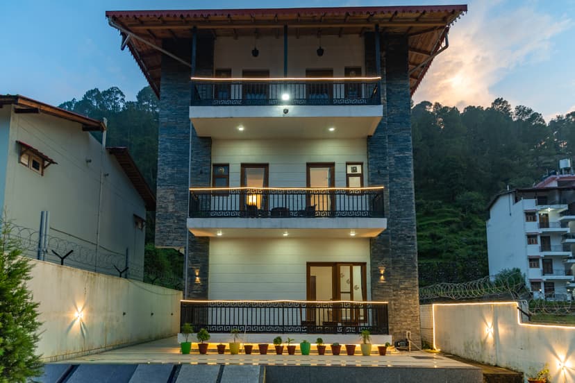 Key Shree Bhawan | Elegant 1 BHK Hill Home With Balcony, Terrace & Landscaped Garden