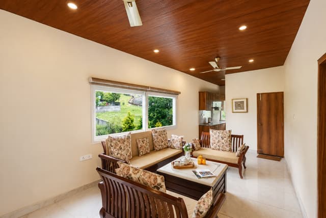 Karinya Villas Fern| Scenic Hill View 1-BHK Villa With Sit Out ,  Shared Gazebo and Garden, 2