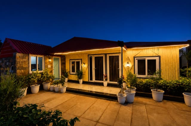 Royal Green Farm | Pet-friendly 2-BHK Countryside Farmhouse with Private Pool, Gazebo and 1-Acre Garden, 3