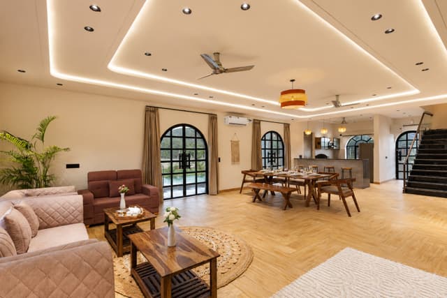 Belvedere Villa | Chic 4-BHK Retreat with Pool, Bar & Landscaped Garden, 4