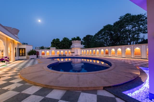 Royal Pavilion | 3 BHK Heritage Villa with Private Pool, Home Theatre, Games Room, Gym & Sprawling Lawn, 3