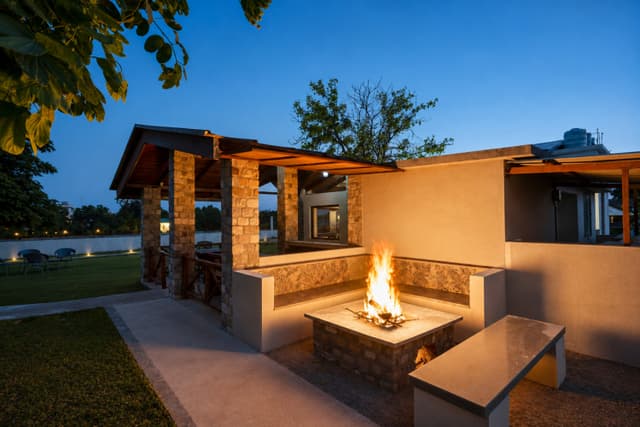Dhela Jungle Retreat | Pet- Friendly  2-bhk + 5 suites in a mini- resort with Pool near Jhirna Safari Zone, 3