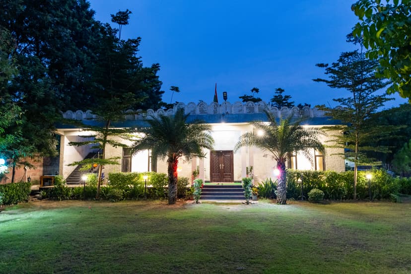 Aroma Green | 4 BHK Pet-Friendly Farmhouse With Private Pool, Landscaped Garden, Adventure Zone & Alfresco Dining