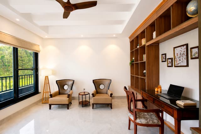 Aranya Library Aria | 3-BHK Villa With Kids’ Room, Private Pool, Sit-out Area, Common Lounge & Garden With Forest Views, 3