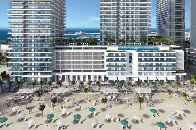 3BR with Marina Skyline View & Private Beach, 5