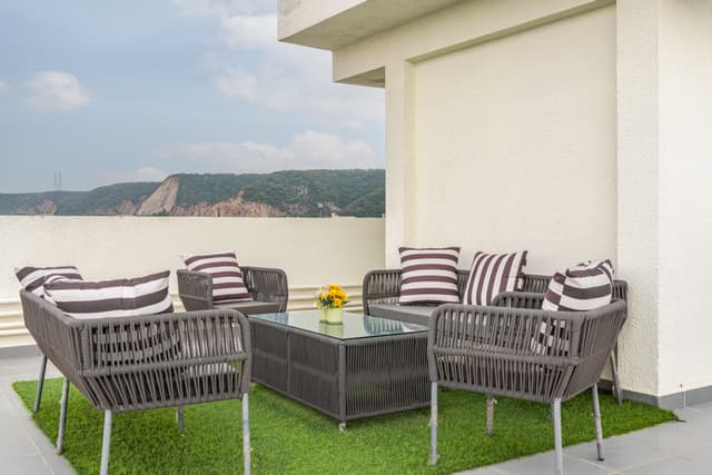 Aura Sky Urban | 3 BHK Apartment With Hill View, Private Terrace Sit-Out, Bar Corner & Shared Gym, 3