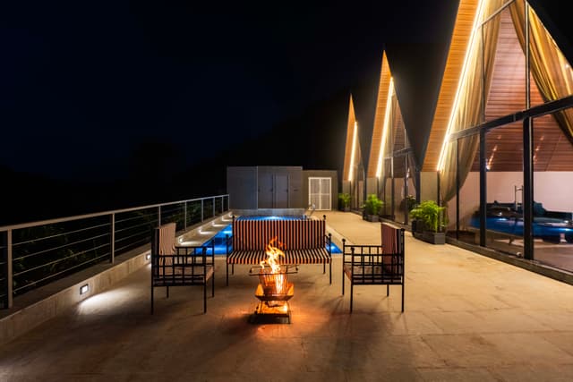A by the Hills | Luxury Attic Style 3 BHK Villa with Pvt Pool, Sit Out & Hill Views, 2