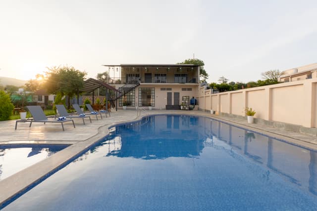 Tramorishti Villa | 4-BHK Pet-Friendly Hill-View Villa With Swimming Pool, Baby Pool, 2 Private Plunge Pools & Garden, 3