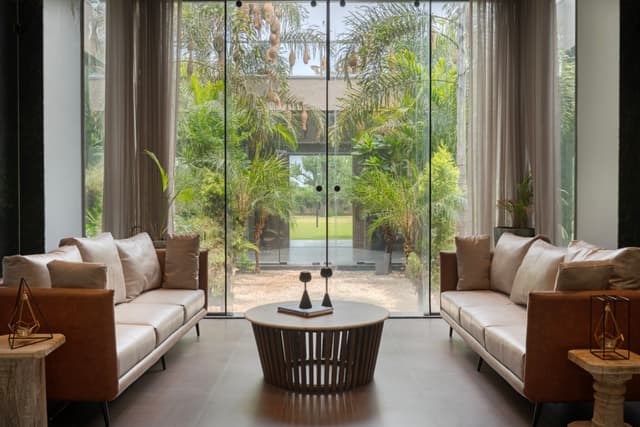 Skylark Estate | 5-BHK Forest-View Villa with Private Pool, Gazebo, Indoor Games Lounge, Bonfire Area, Terrace & Garden, 4