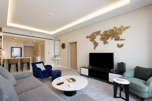 1BR with Sea View in Palm Tower, 2